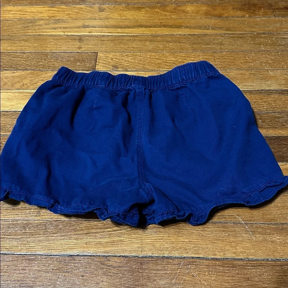 Crewcuts Navy Blue Ruffled Hem Shorts, Sz 12